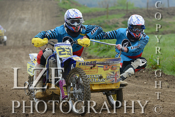 Hampshire Motocross Club Event Grittenham Sidecars 17